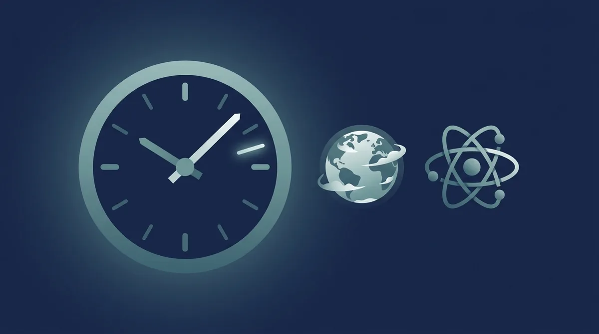 Eine Digitaluhr zeigt 23:59:60 an, die seltene zusätzliche Sekunde, die während einer Schaltsekunden-Einfügung zur UTC hinzugefügt wird
